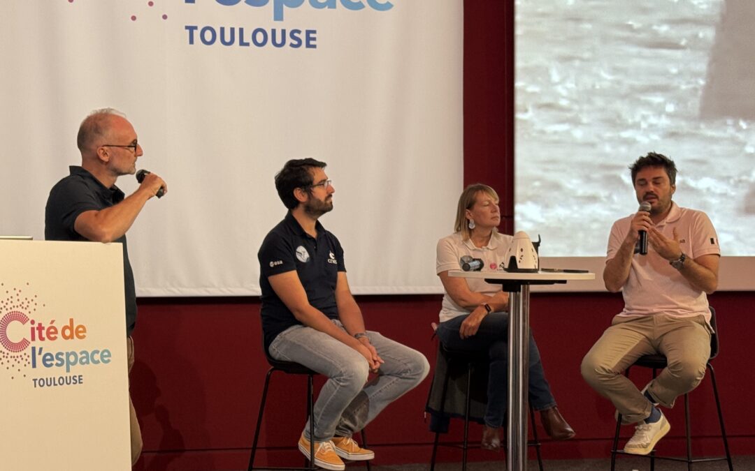 Retour de Sophie Adenot en direct depuis la Cité de l’espace